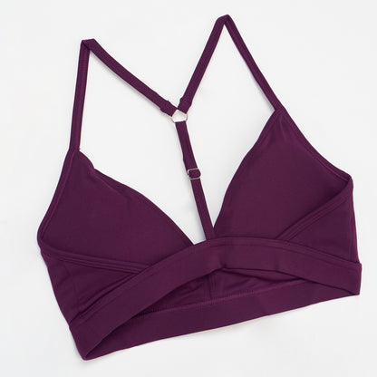 V-Neck Y-Back Sports Bra