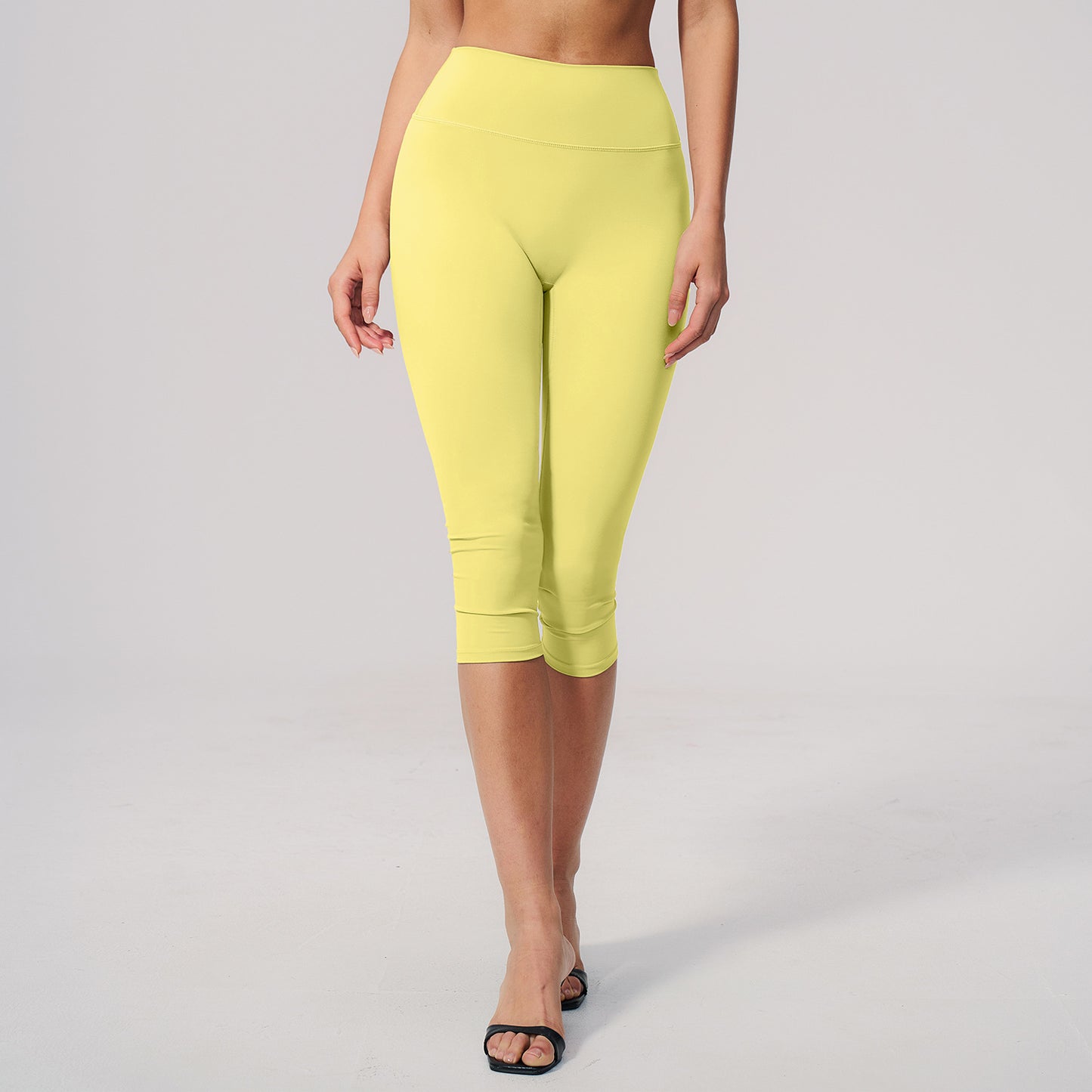High-Waist Knee-Length Leggings