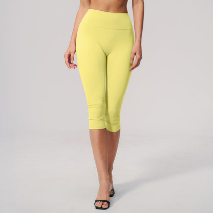 High-Waist Knee-Length Leggings