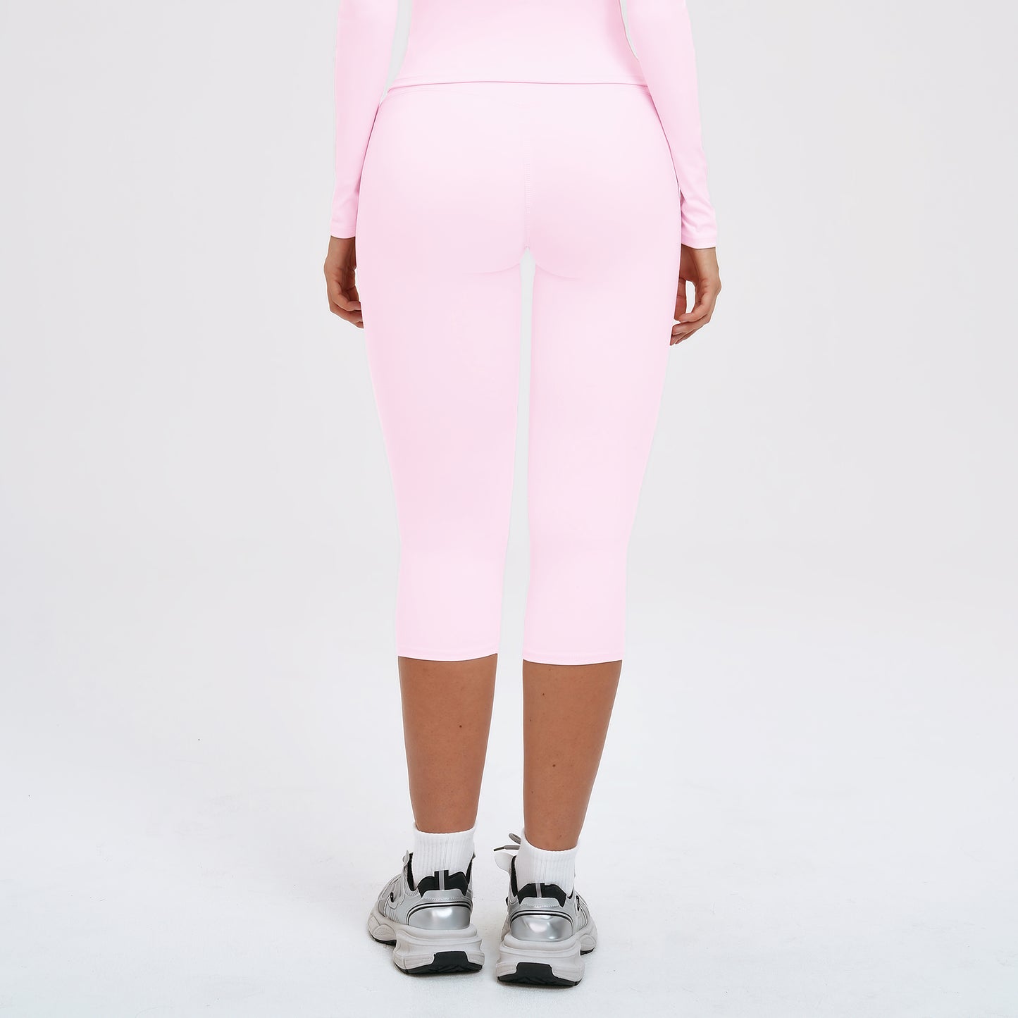 High-Waist Knee-Length Leggings