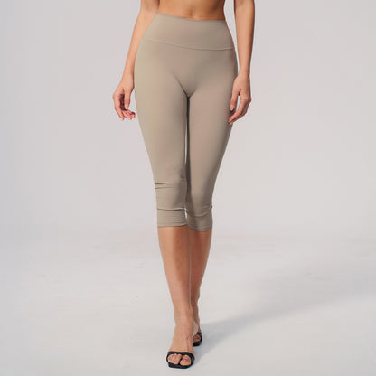 High-Waist Knee-Length Leggings