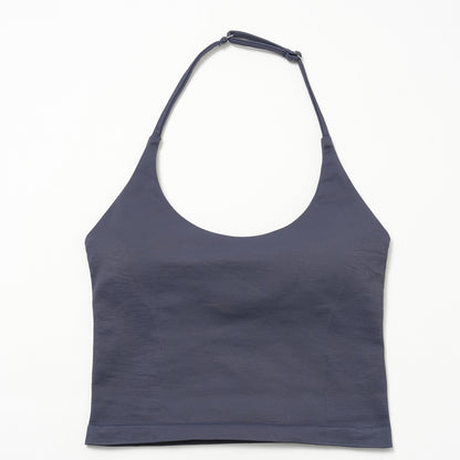 Women's Halter Open-Back Workout Tank Top