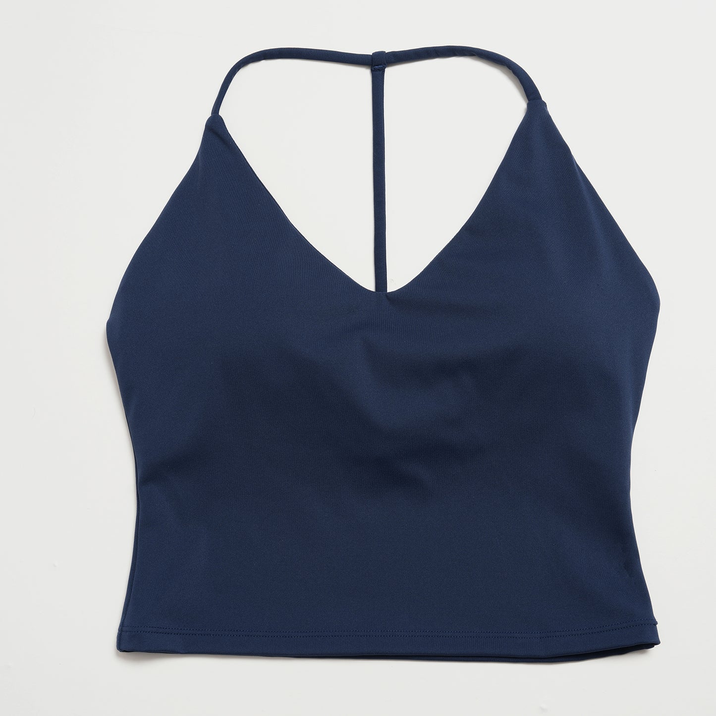 Padded V-Neck Halter Tank Top