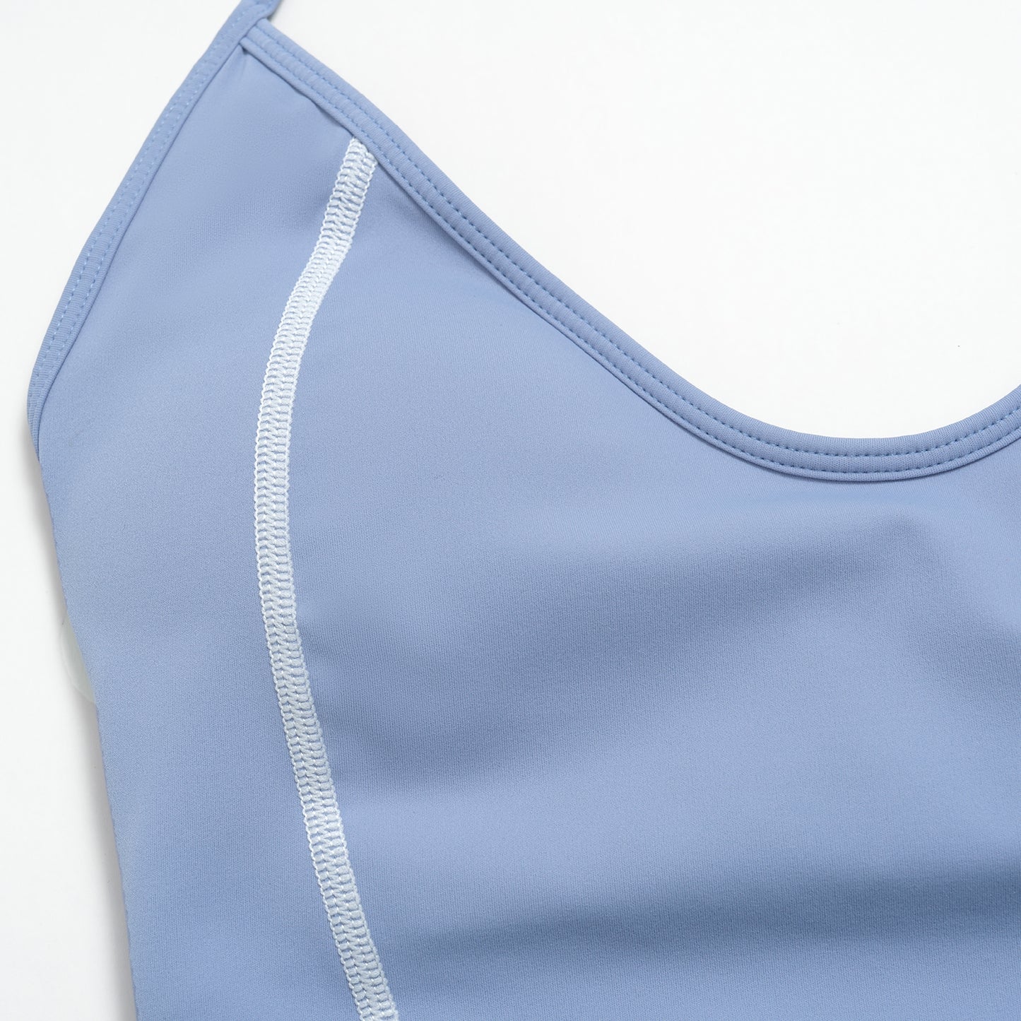 Halter Neck Color-Block Sports Tank Top