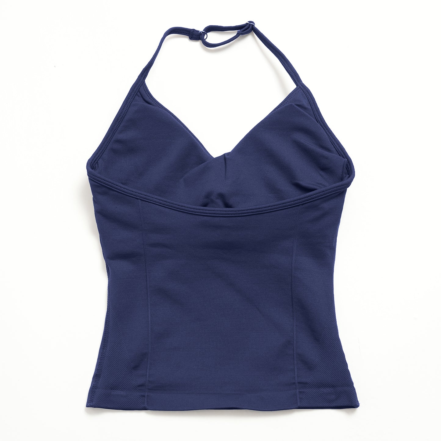 Seamless Halter V Neck Tank Top