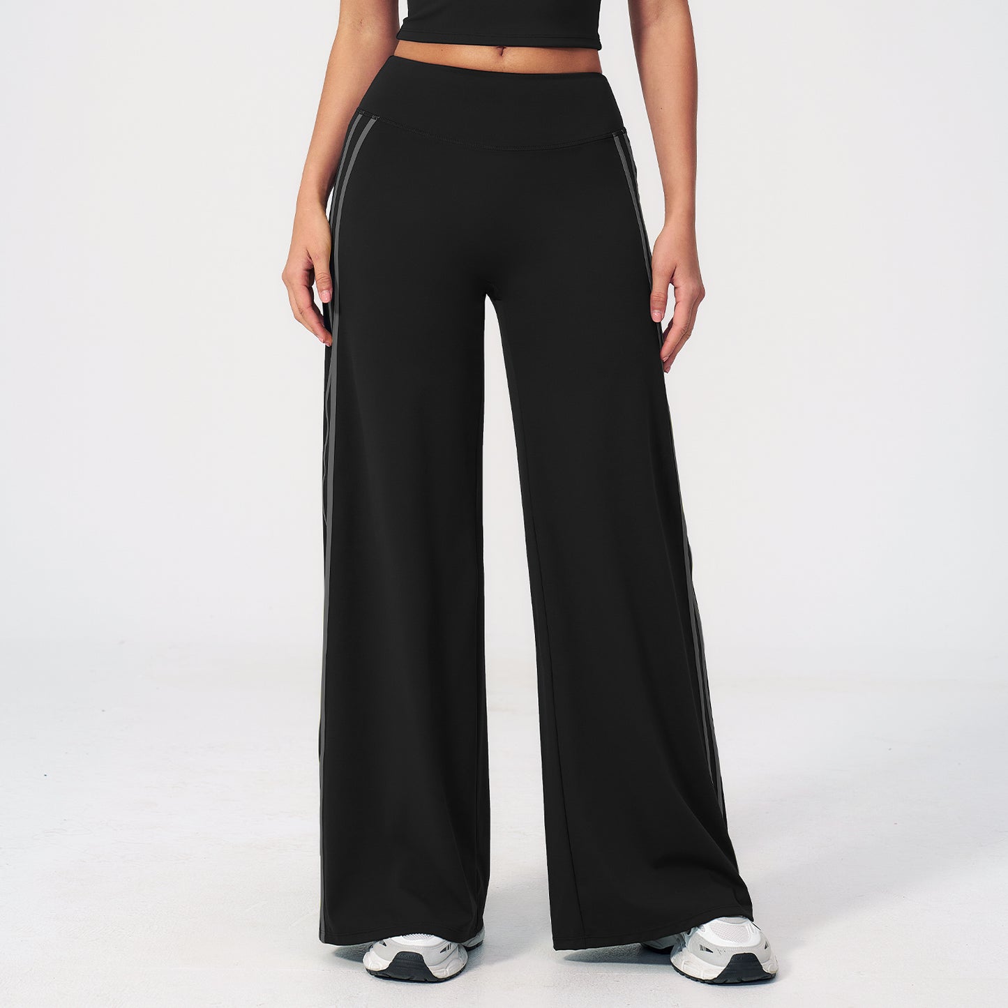 Side Stripe Straight Leggings
