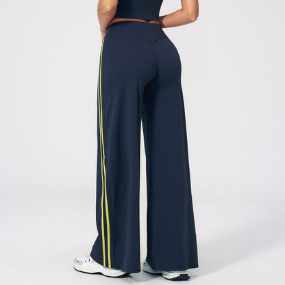 Side Stripe Straight Leggings