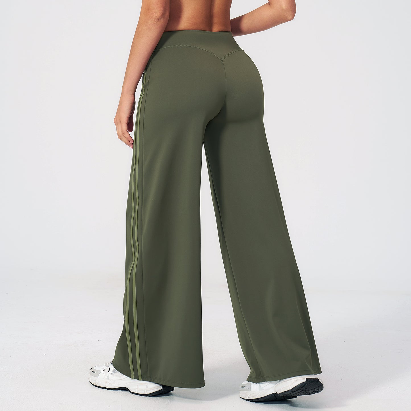 Side Stripe Straight Leggings