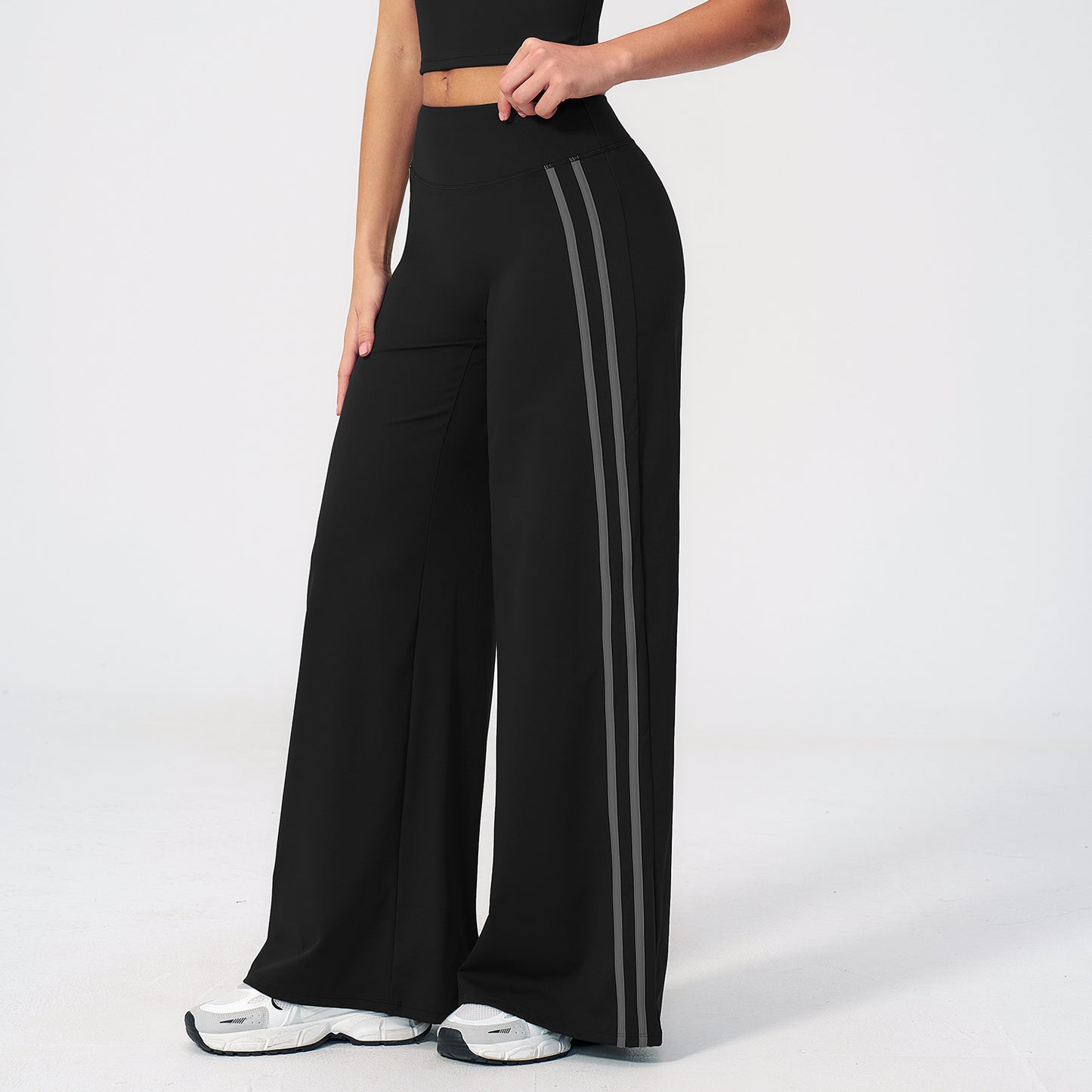 Side Stripe Straight Leggings