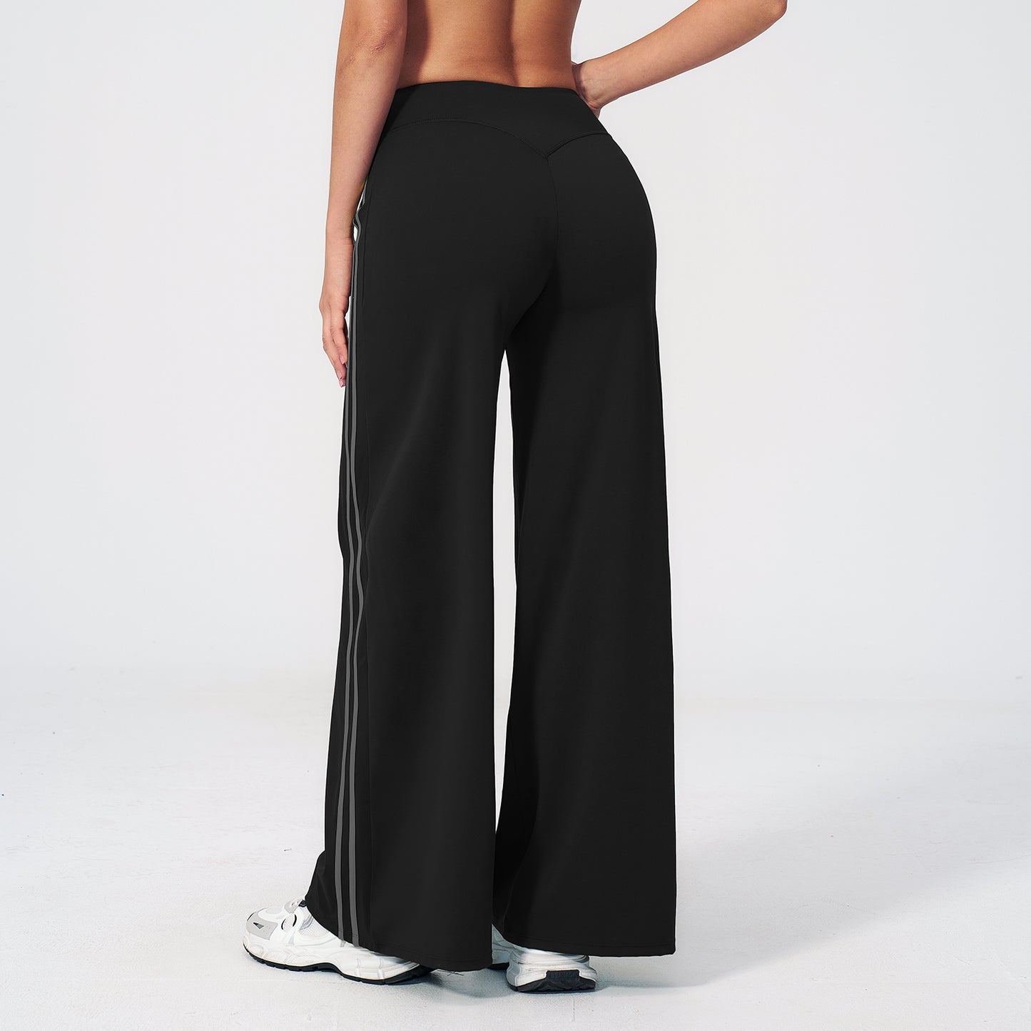 Side Stripe Straight Leggings