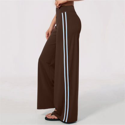 Side Stripe Straight Leggings