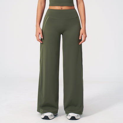 Side Stripe Straight Leggings