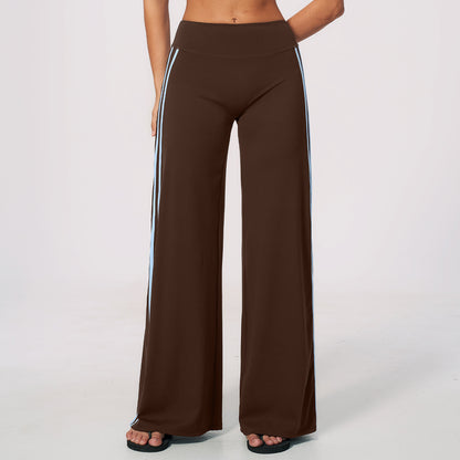 Side Stripe Straight Leggings