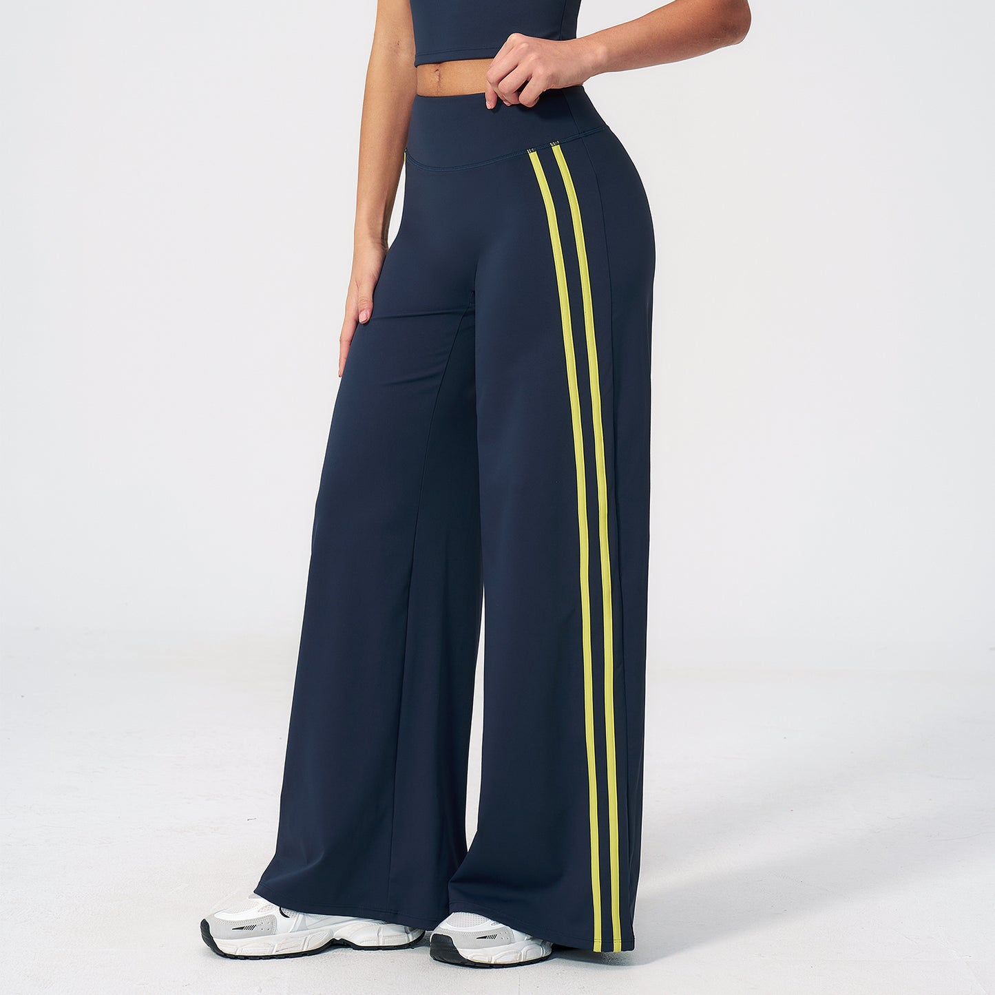 Side Stripe Straight Leggings
