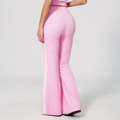 Side Stripe Sculpting Flare Leggings