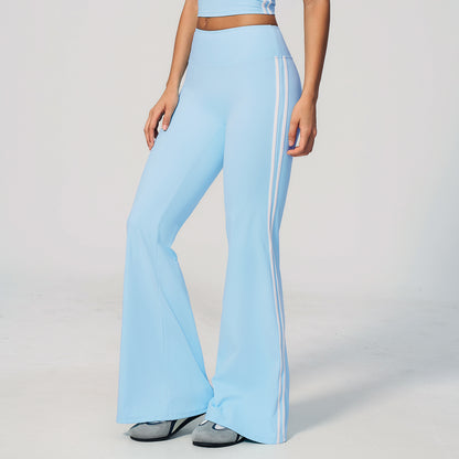 Side Stripe Sculpting Flare Leggings