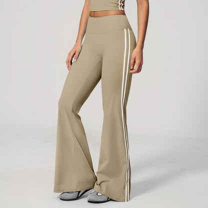 Side Stripe Sculpting Flare Leggings