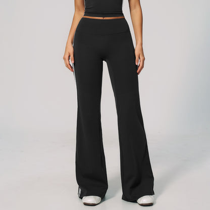 Side Stripe Sculpting Flare Leggings
