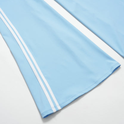 Side Stripe Sculpting Flare Leggings