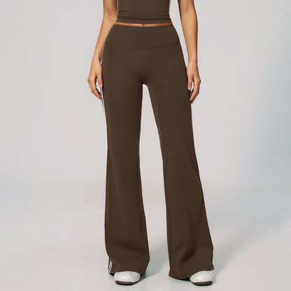 Side Stripe Sculpting Flare Leggings