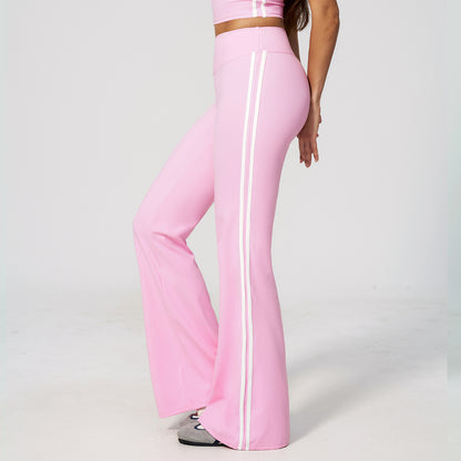 Side Stripe Sculpting Flare Leggings