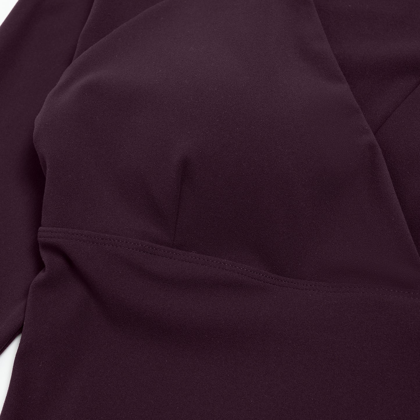 Deep V Long Sleeve Cropped Gym Top