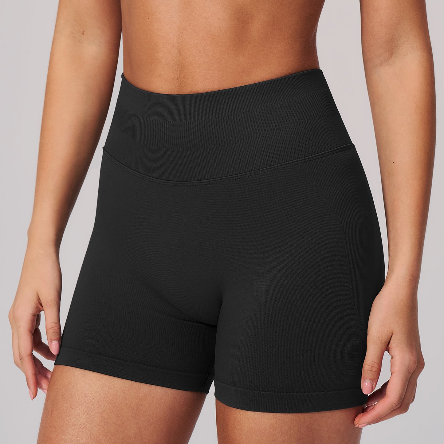High-Waisted Booty Lift Workout Shorts