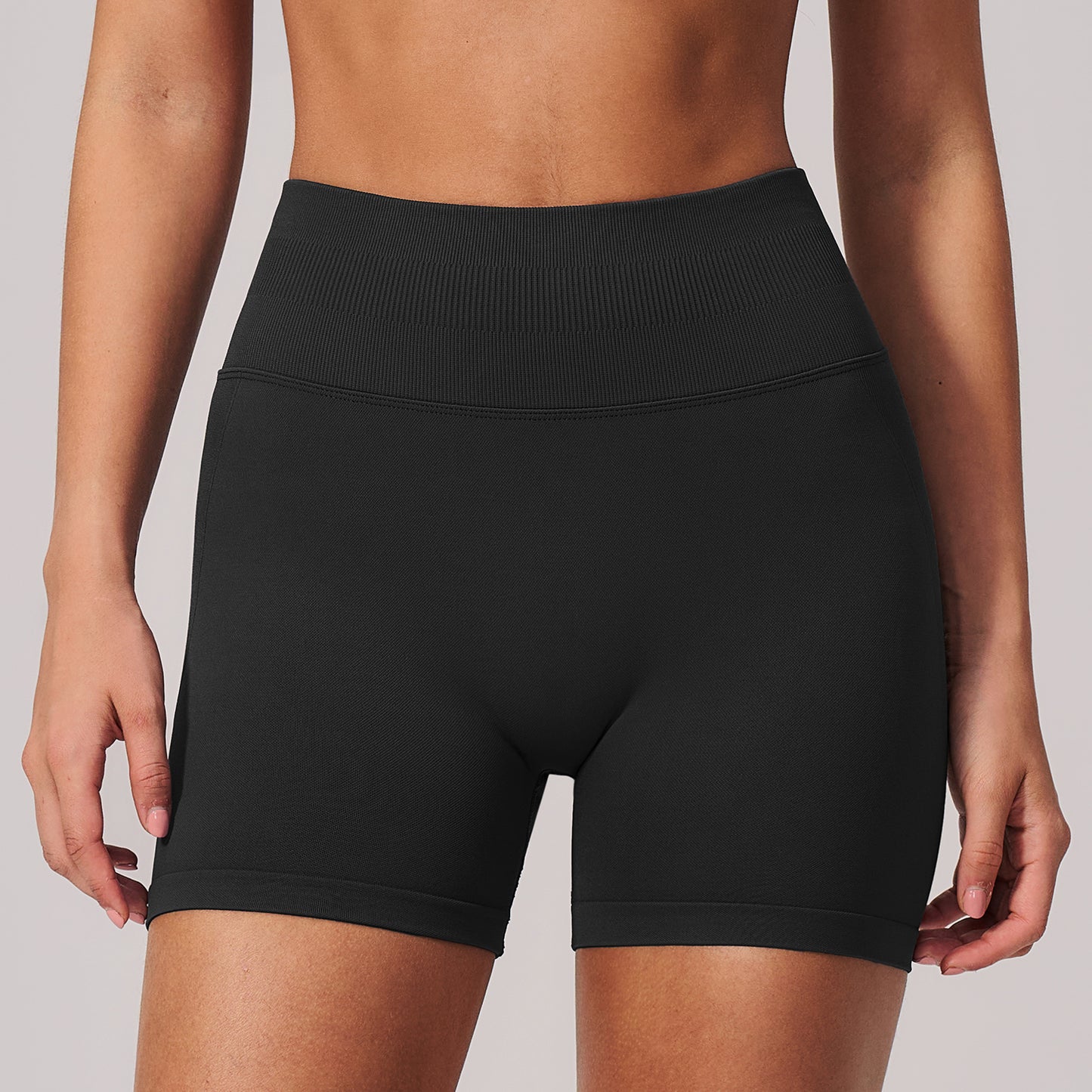 High-Waisted Booty Lift Workout Shorts