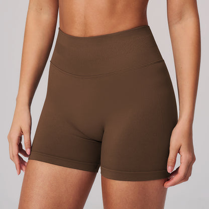 High-Waisted Booty Lift Workout Shorts