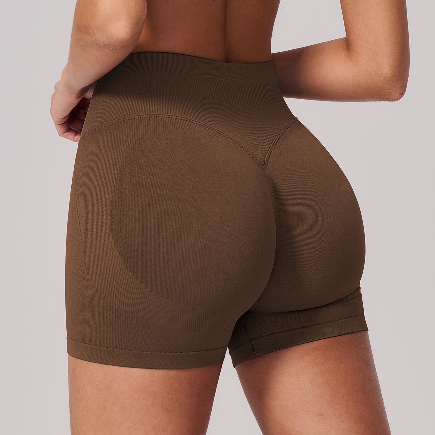 High-Waisted Booty Lift Workout Shorts