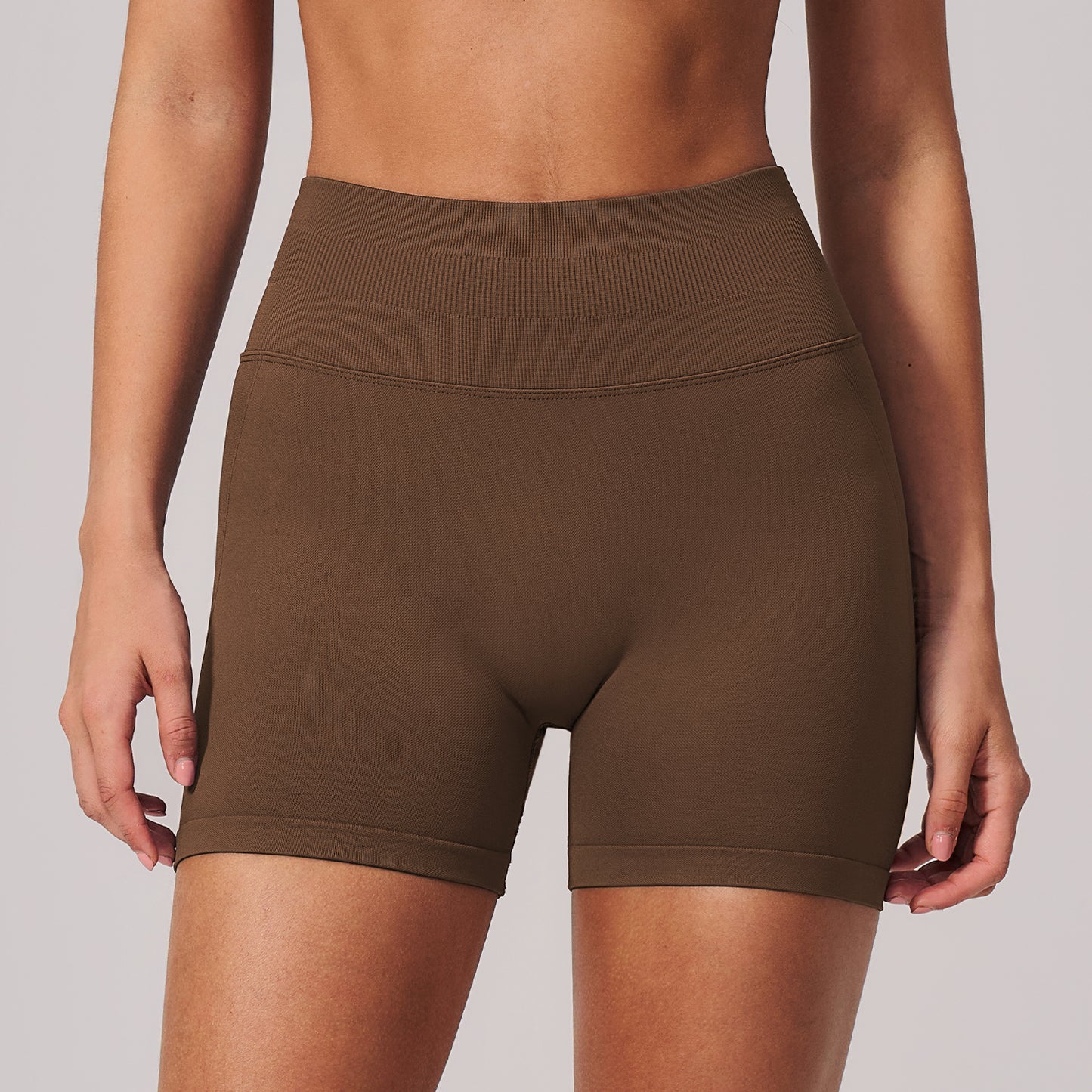 High-Waisted Booty Lift Workout Shorts