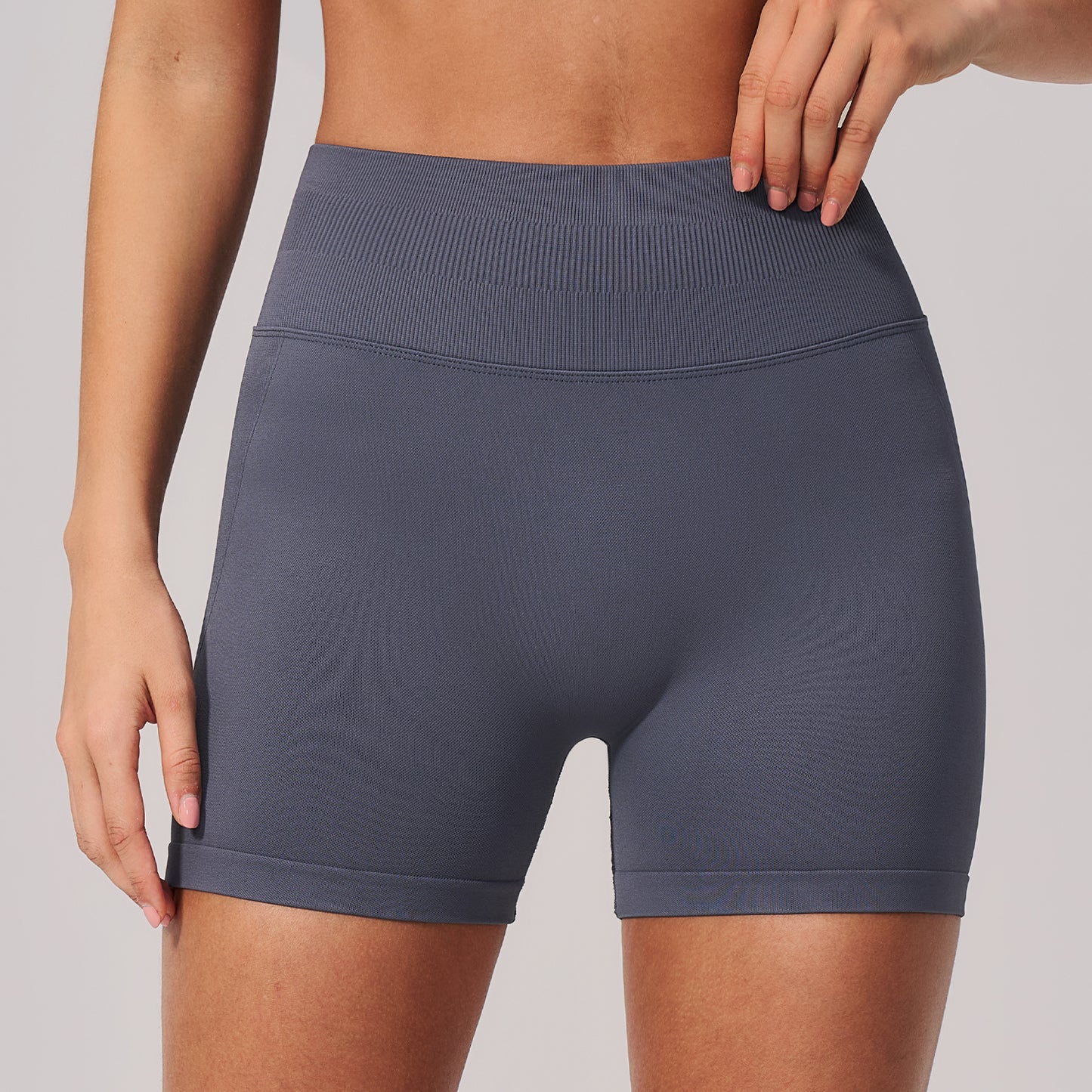 High-Waisted Booty Lift Workout Shorts