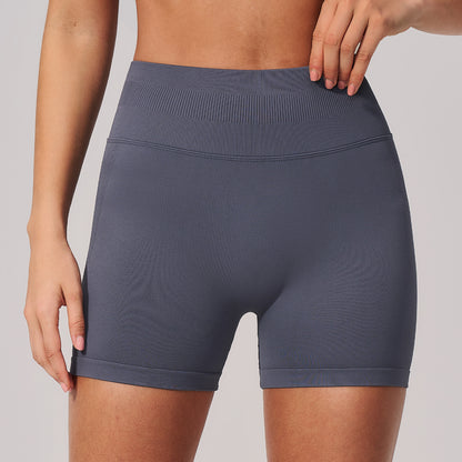High-Waisted Booty Lift Workout Shorts