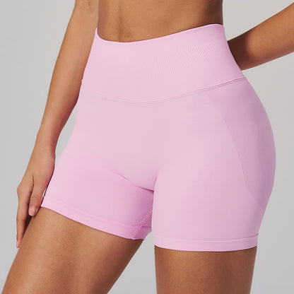 High-Waisted Booty Lift Workout Shorts
