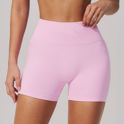 High-Waisted Booty Lift Workout Shorts