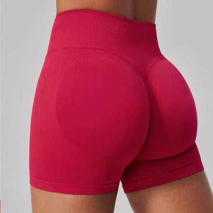 High-Waisted Booty Lift Workout Shorts