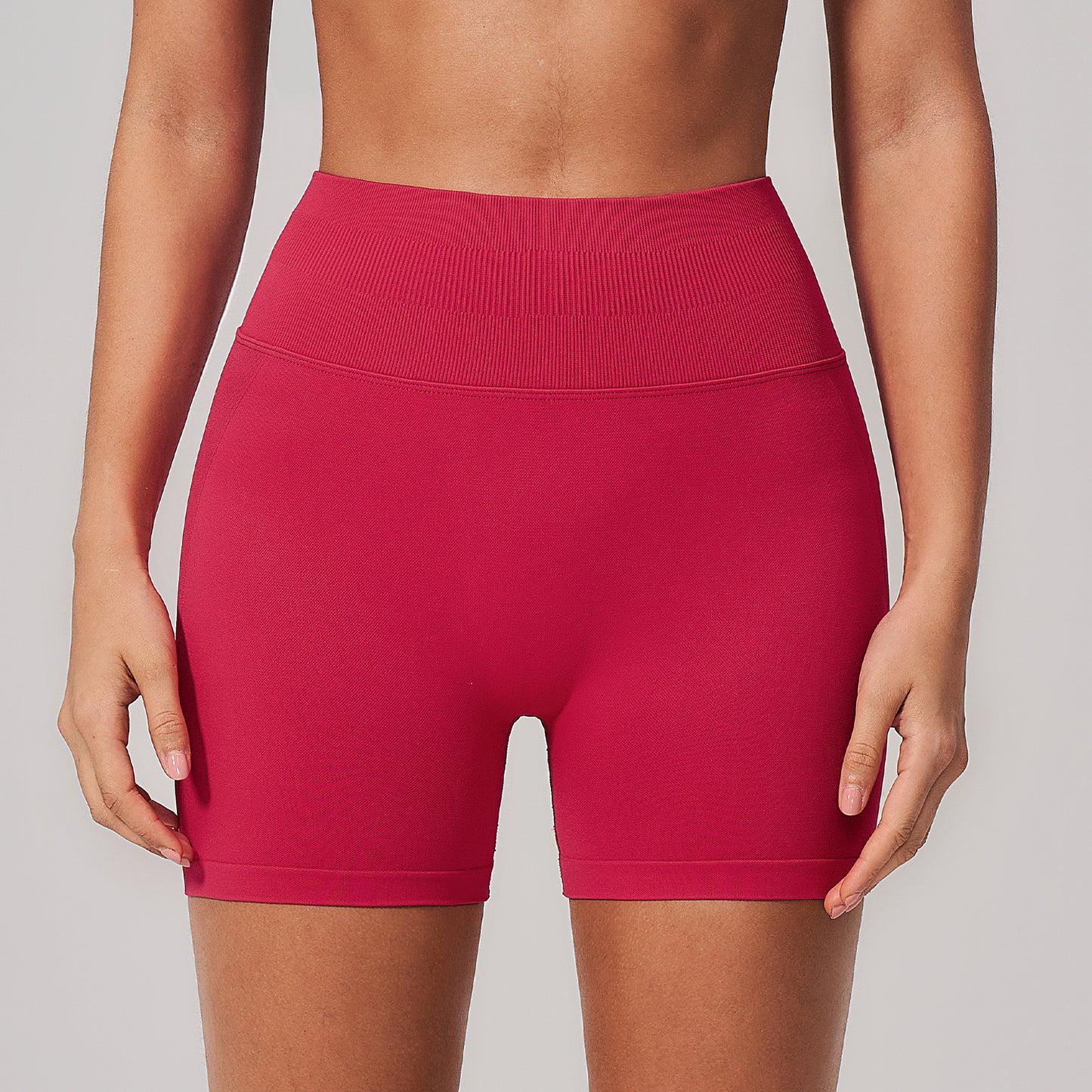 High-Waisted Booty Lift Workout Shorts