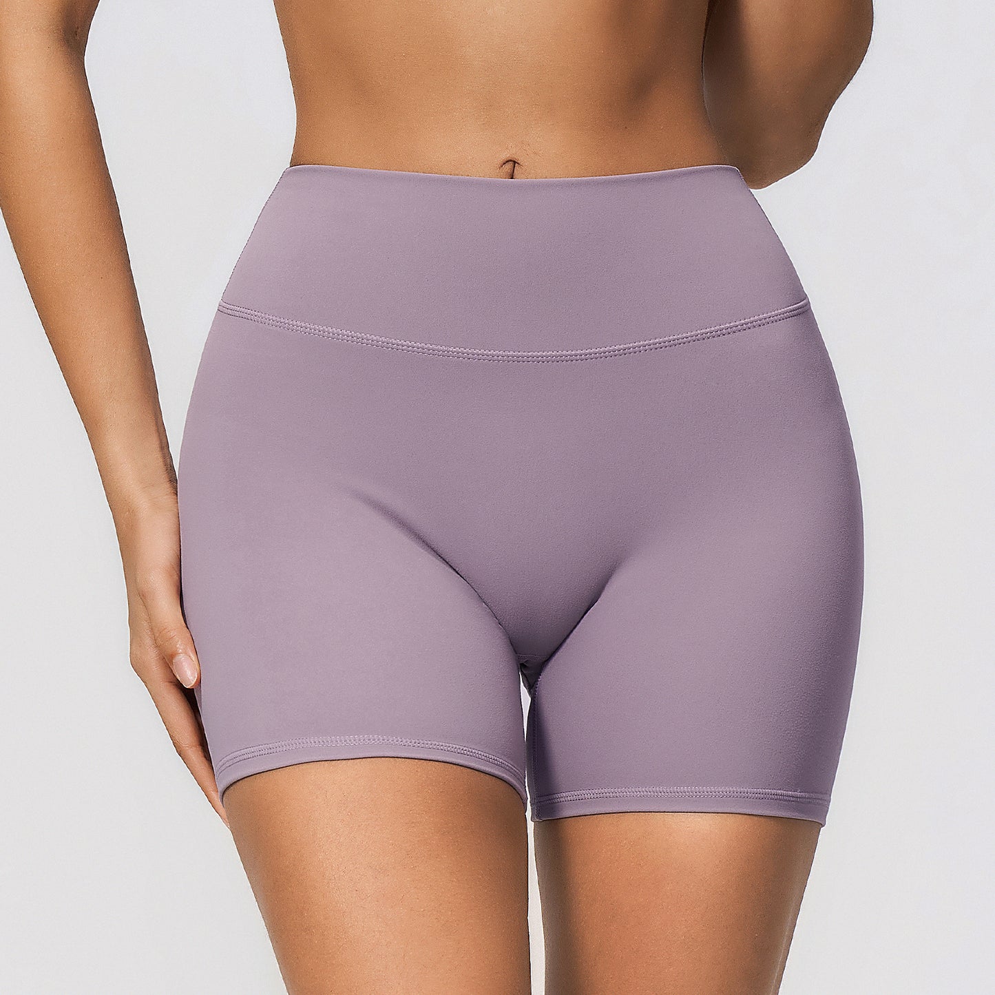 High-Waist Butt-Lifting Workout Shorts