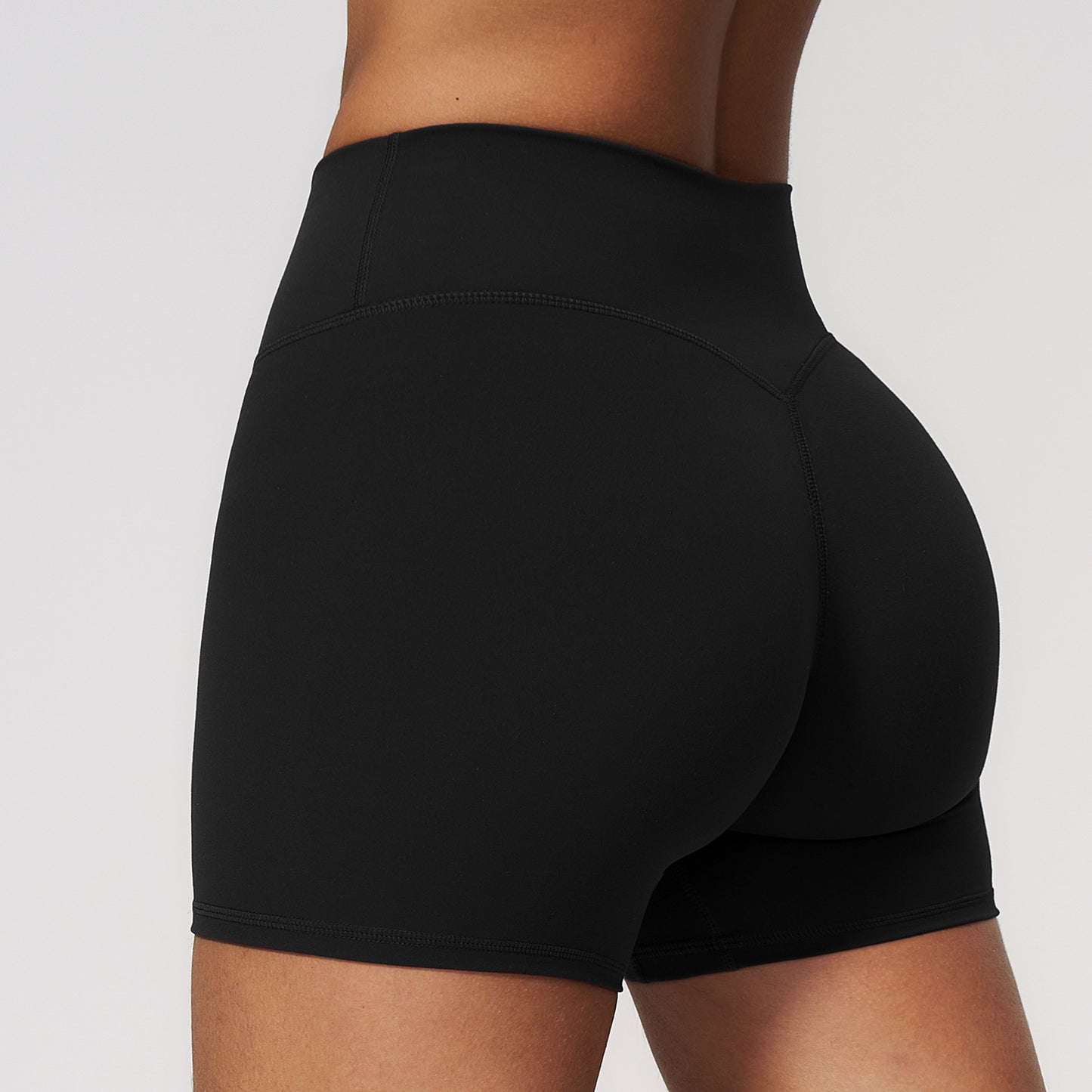 High-Waist Butt-Lifting Workout Shorts