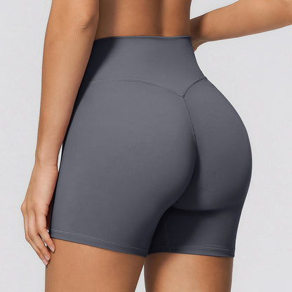 High-Waist Butt-Lifting Workout Shorts