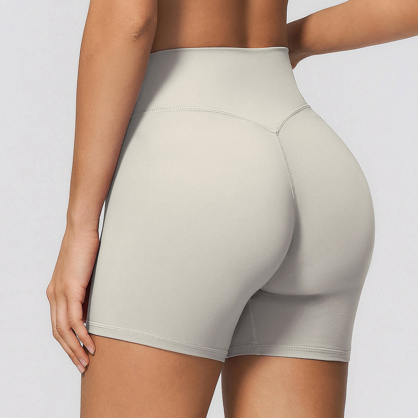 High-Waist Butt-Lifting Workout Shorts