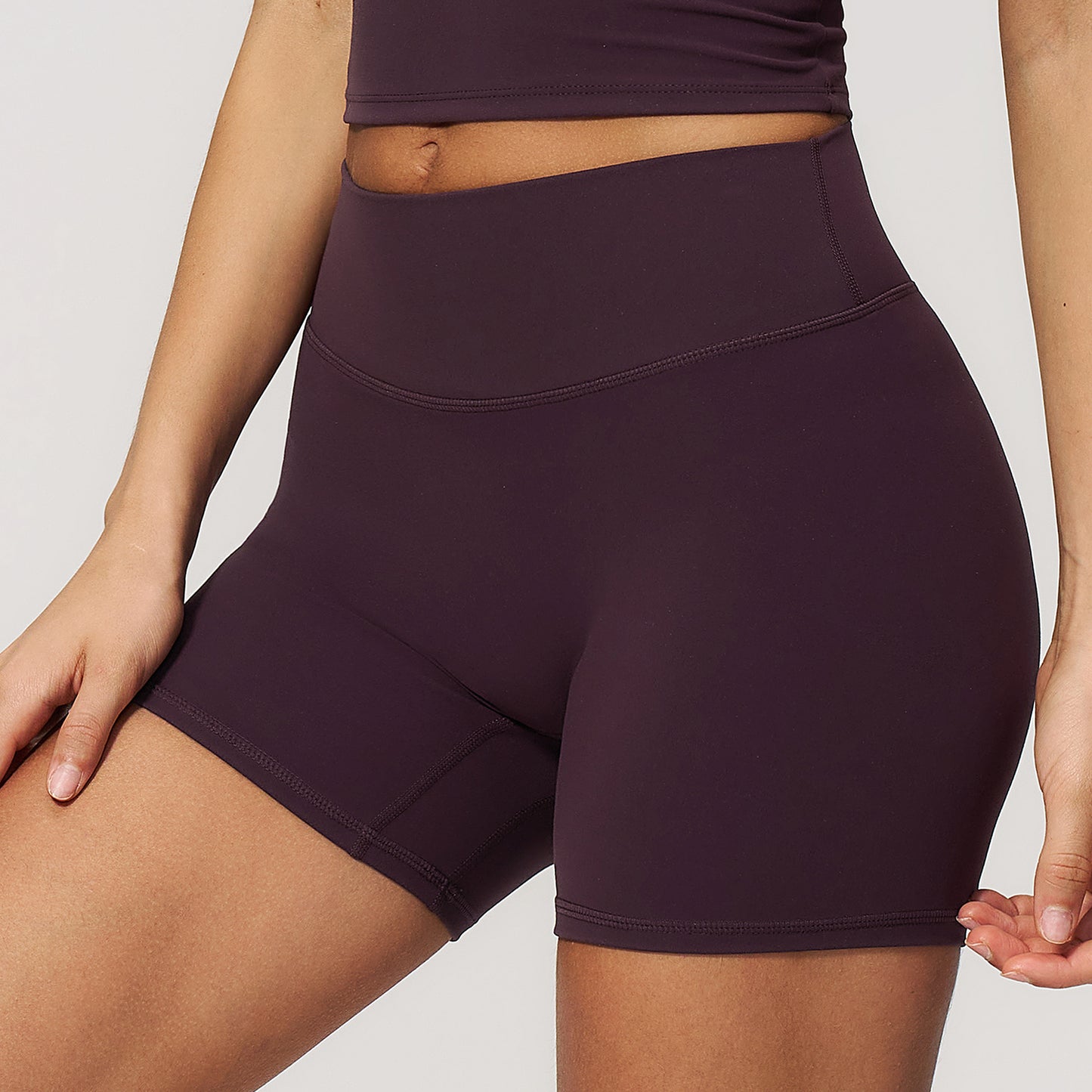 High-Waist Butt-Lifting Workout Shorts