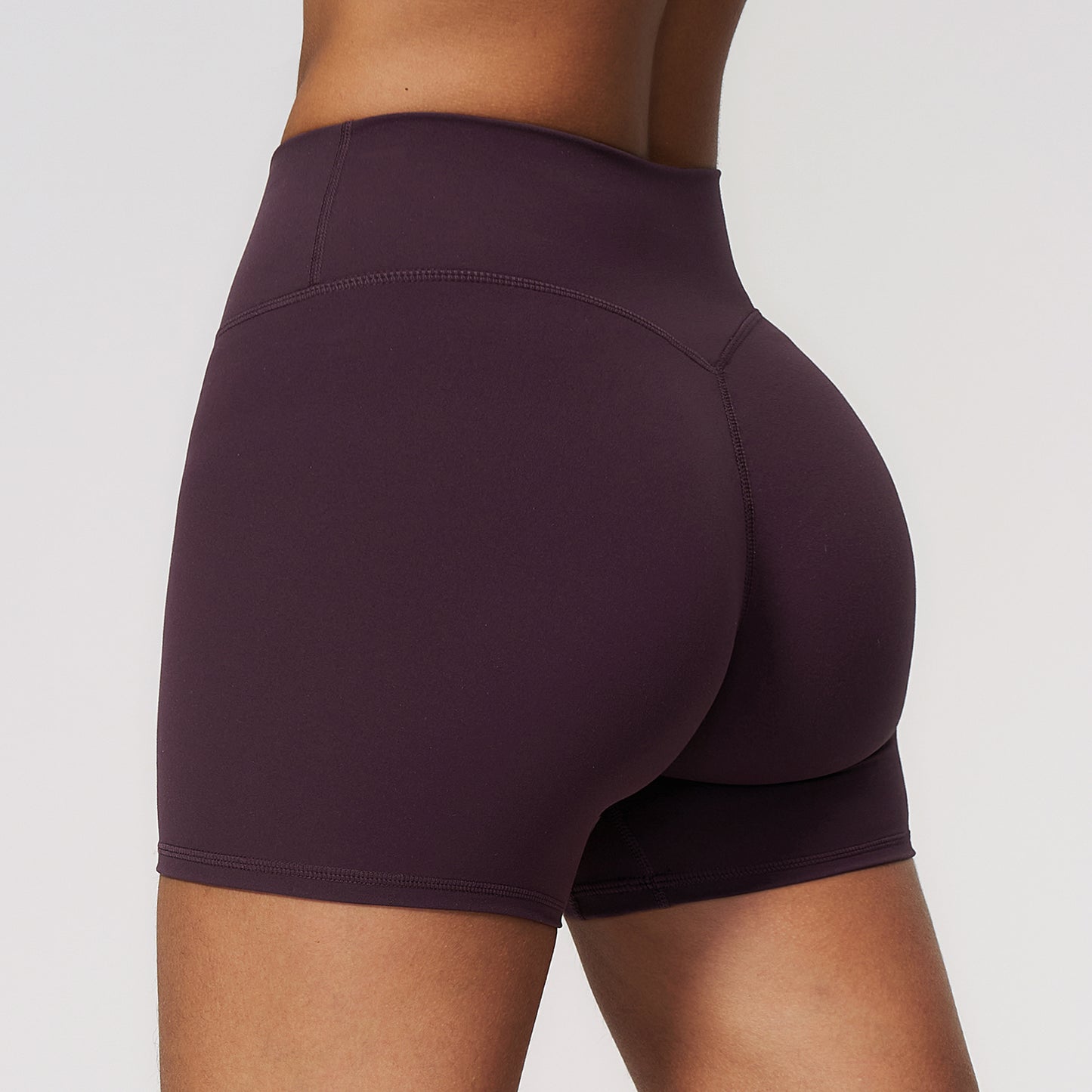 High-Waist Butt-Lifting Workout Shorts