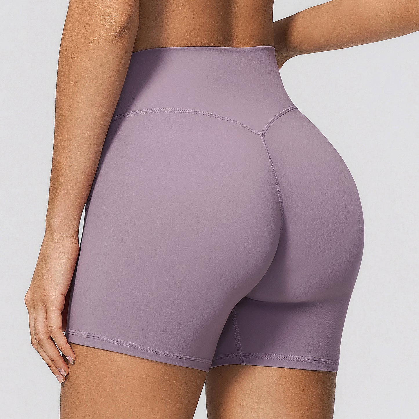 High-Waist Butt-Lifting Workout Shorts