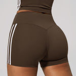 Side Stripe Sculpting Workout Shorts