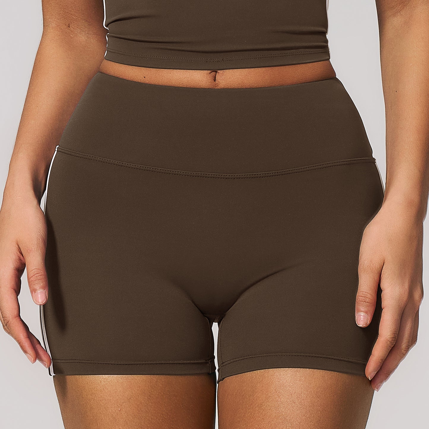 Side Stripe Sculpting Workout Shorts
