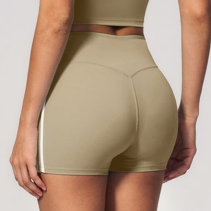 Side Stripe Sculpting Workout Shorts