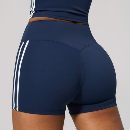 Side Stripe Sculpting Workout Shorts