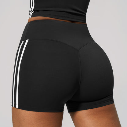Side Stripe Sculpting Workout Shorts