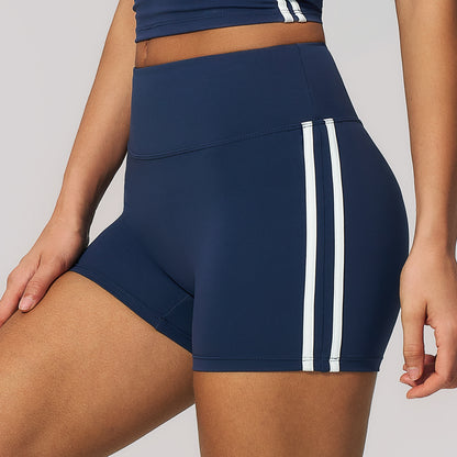 Side Stripe Sculpting Workout Shorts